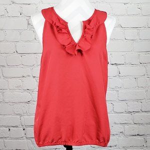 Charlotte Russe XL Tomato Red Sleeveless Top
